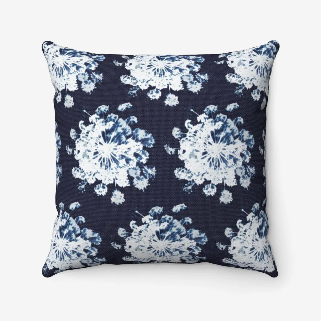 Carrot Flower Flow Pillow