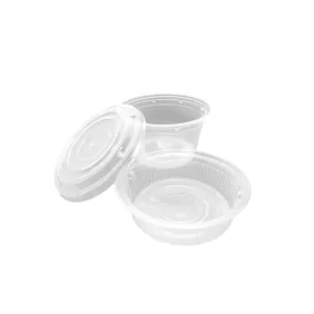 CCF 32OZ(D139MM) Premium PP Injection Plastic Soup Bowl with Insert & Lid - 50 Sets/Cases (Microwavable)