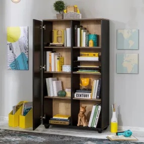 Cilek Black Bookcase with Storage
