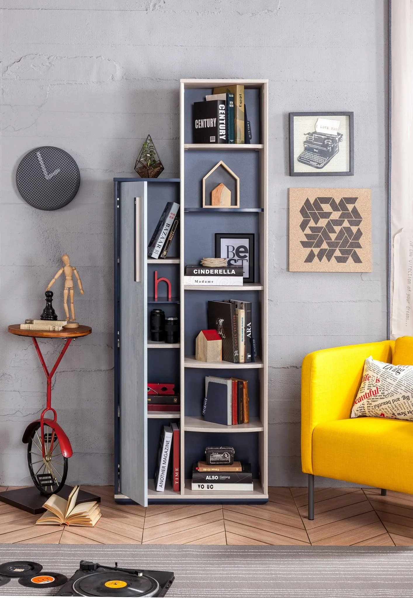 Cilek Trio Bookcase With Storage