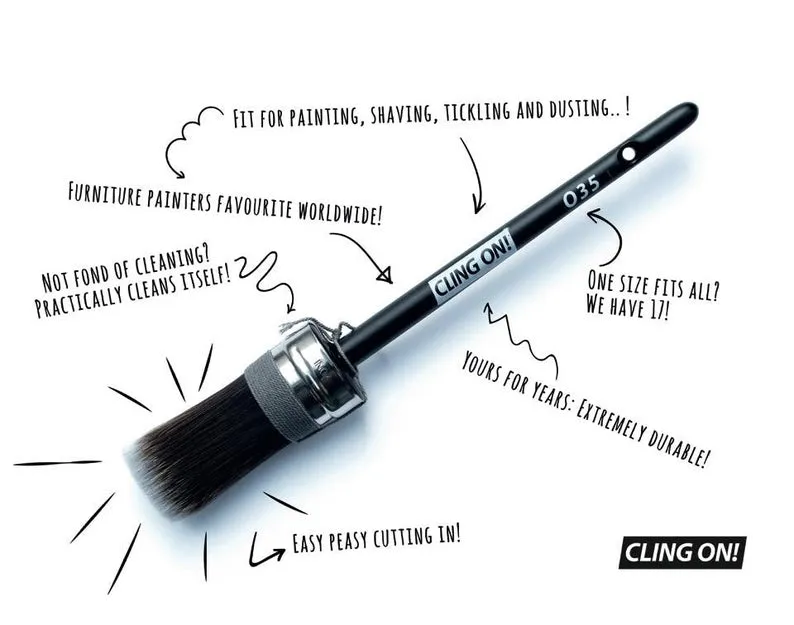 Cling On Brush PS10 – Pointy Sister