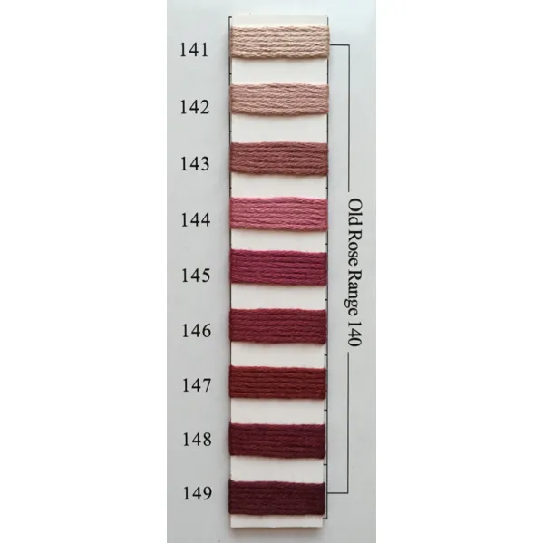Colors 141 - 149 Old Rose Range