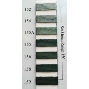 Colors 152 - 159 Sea Green Range