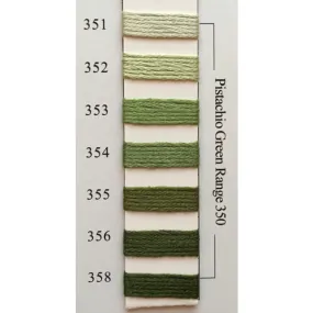 Colors 351 - 358 Pistachio Green Range