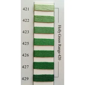 Colors 421 - 429 Holly Green Range