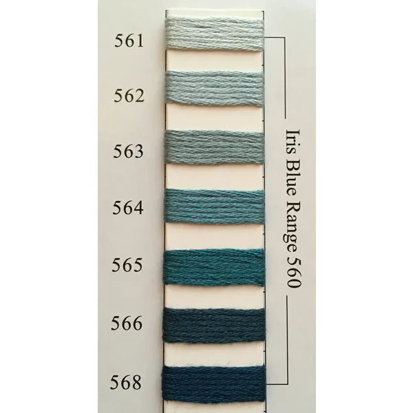 Colors 561 - 568 Iris Blue Range