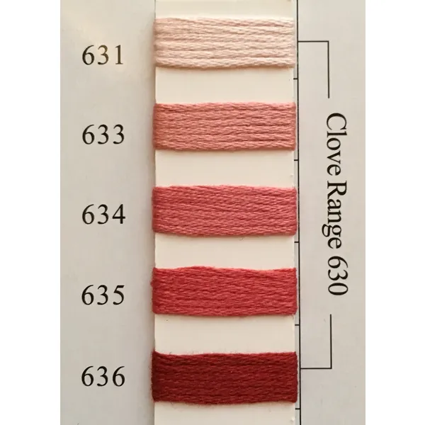 Colors 631 - 636 Clove Range