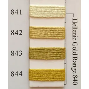 Colors 841 - 844 Hellenic Gold Range