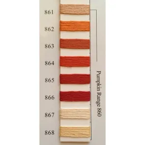 Colors 861 - 868 Pumpkin Range