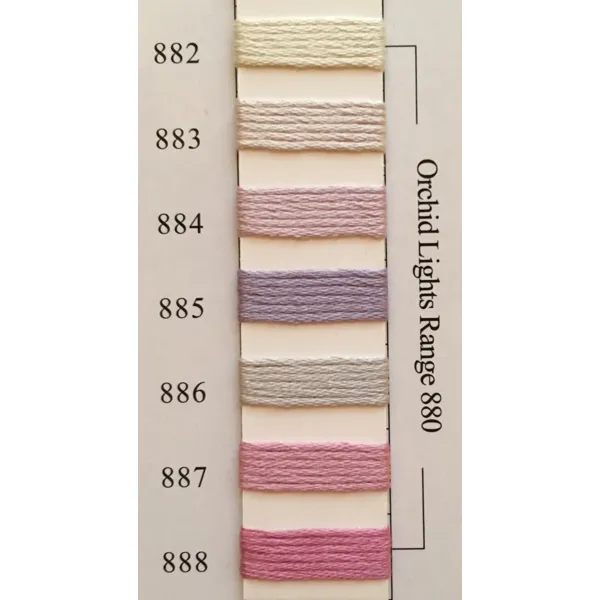 Colors 882 - 888 Orchid Lights Range