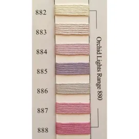 Colors 882 - 888 Orchid Lights Range