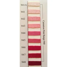Colors 941A - 948 Carnation Pink Range