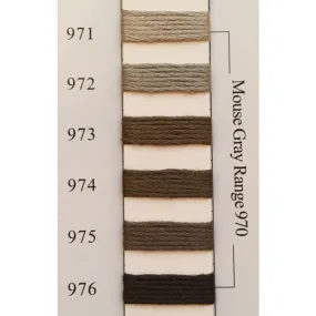 Colors 971 - 976 Mouse Gray Range