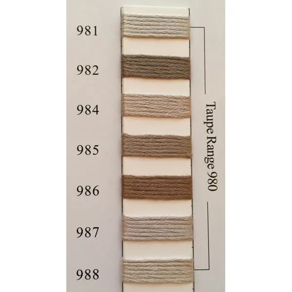 Colors 981 - 988 Taupe Range