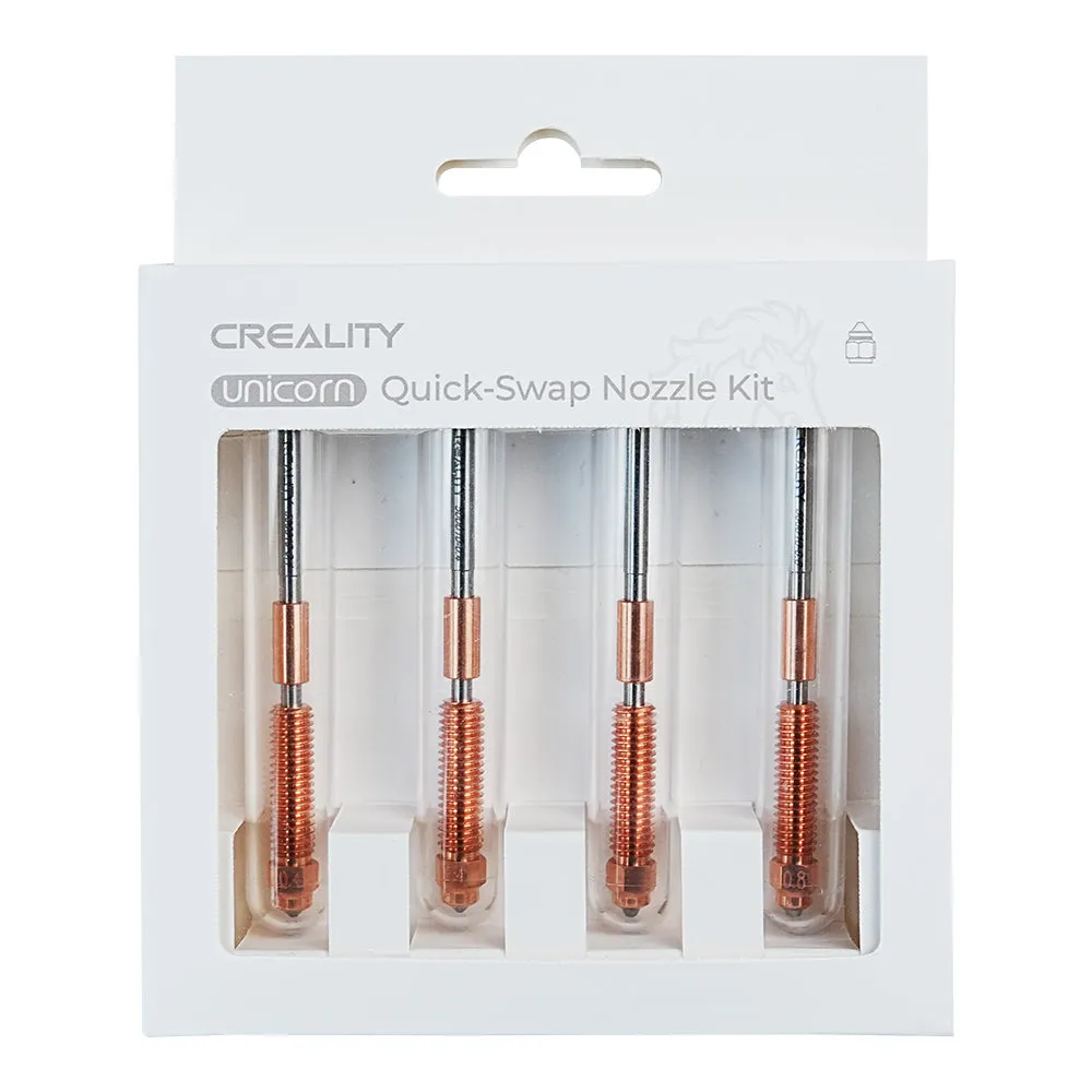 Creality K1C Ender-3 V3,Ender-3 V3 Plus Nozzles Unicorn Quick-Swap 3D Printer Nozzle Kit 0.4mm, 0.6mm, 0.8mm 4PCS-AU Stock