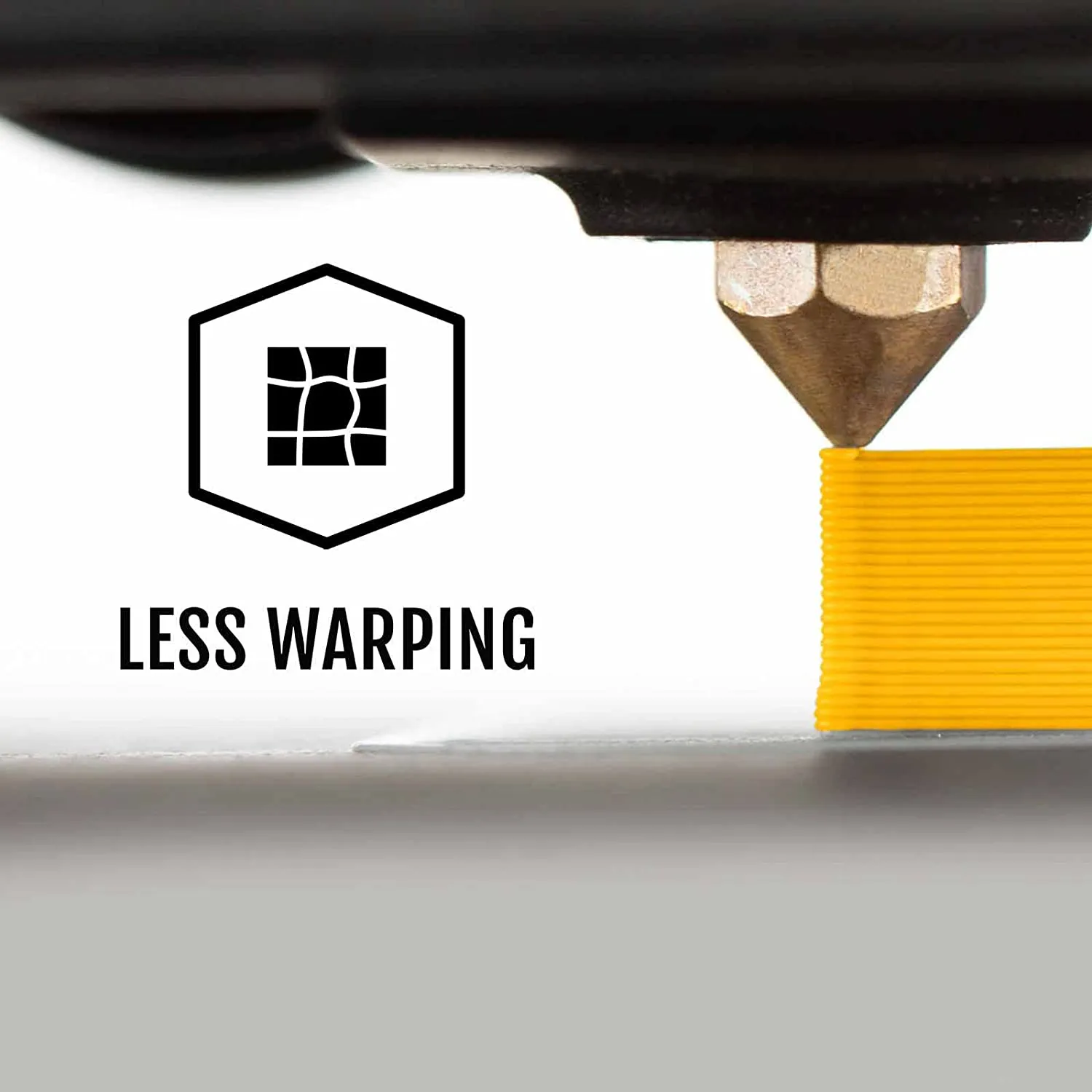 DARK YELLOW PLA FILAMENT - 1.75MM, 1KG SPOOL