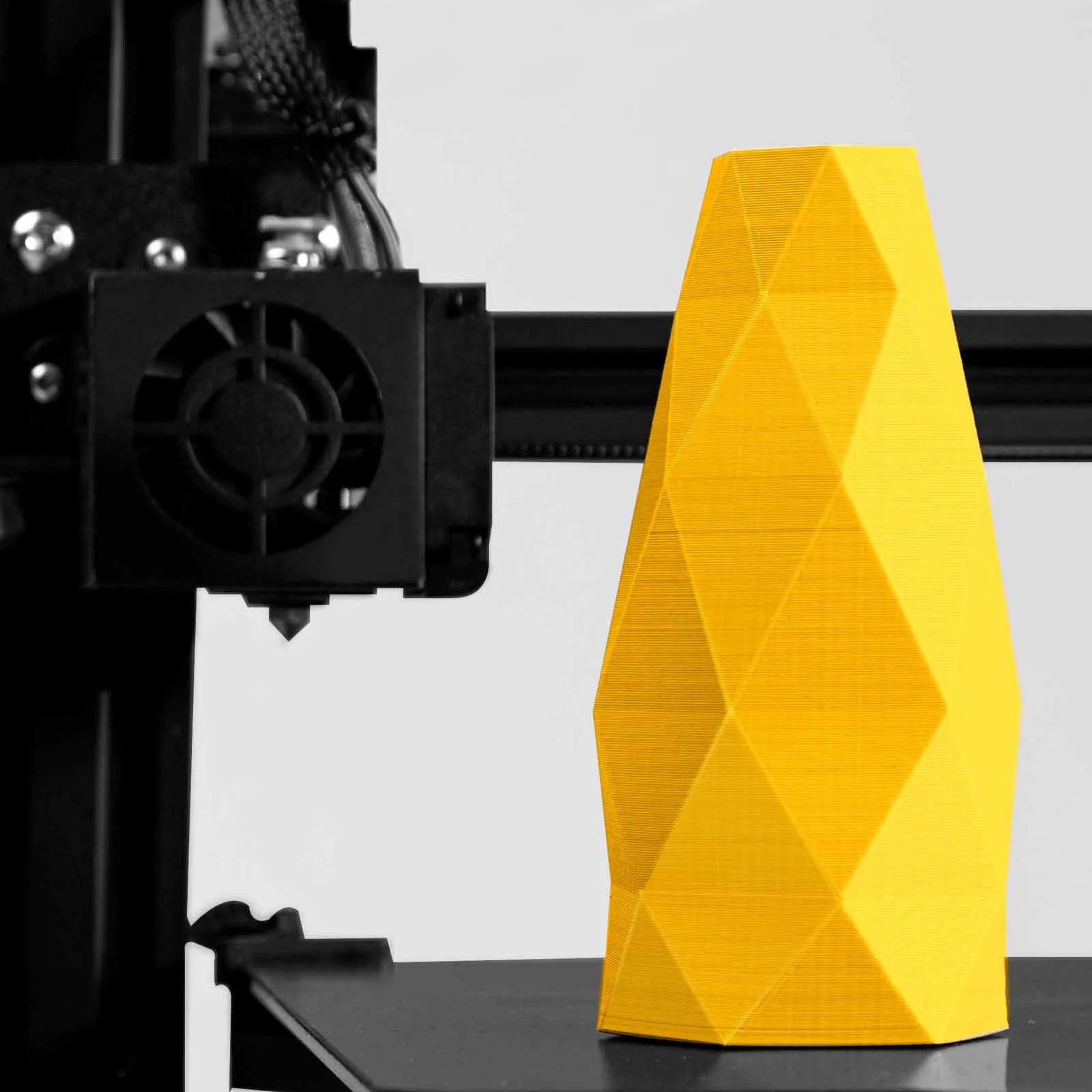 DARK YELLOW PLA PRO  FILAMENT - 1.75MM, 1KG SPOOL