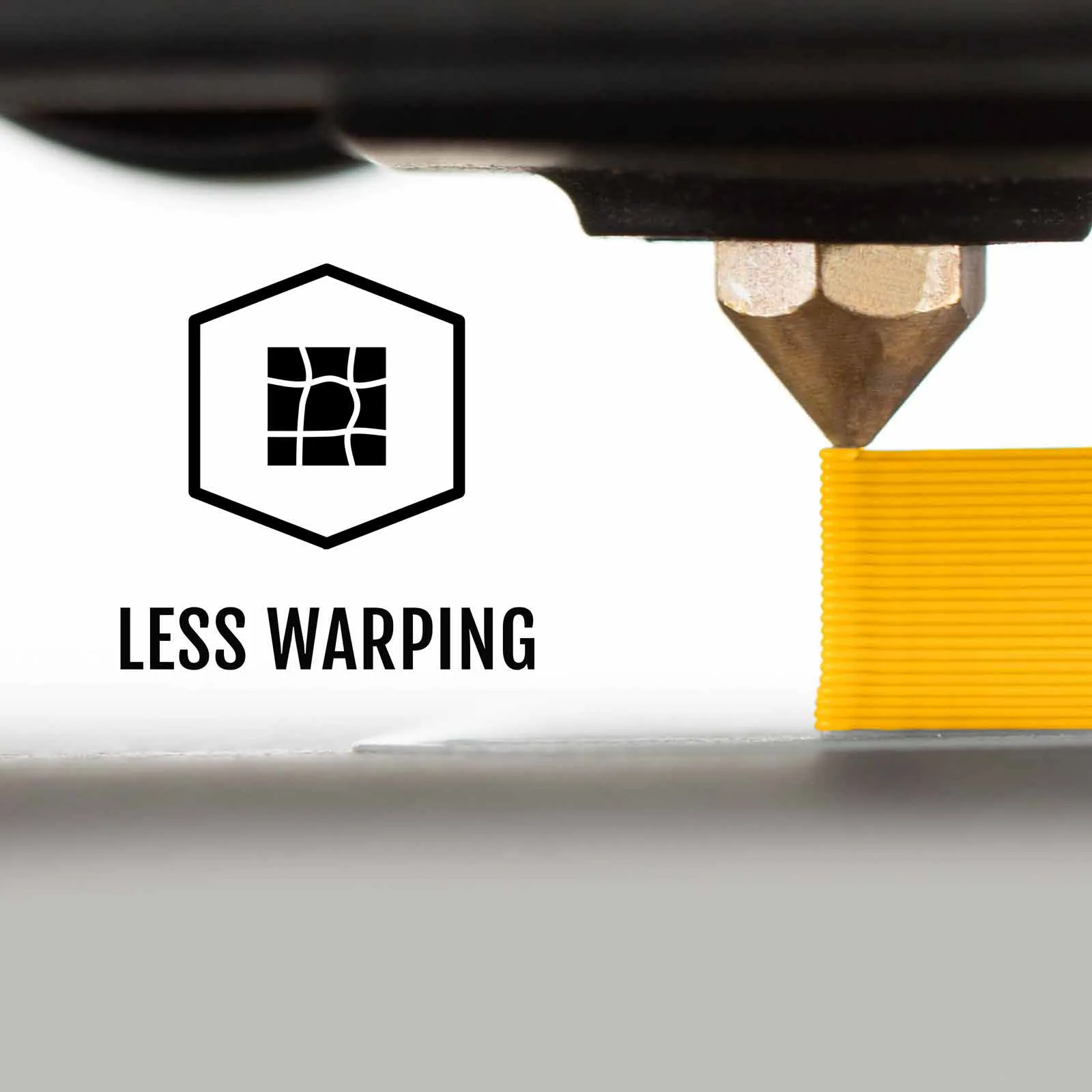 DARK YELLOW PLA PRO  FILAMENT - 1.75MM, 1KG SPOOL