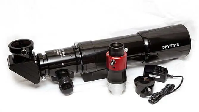 DayStar Filters Solar Scout 80mm f/17.5 H-alpha Achro Solar Telescope (Chromosphere, OTA Only)