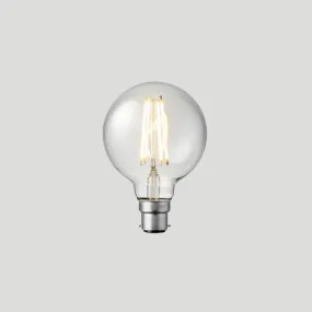Dimmable B22 LED | G95 | 8W | 2700K