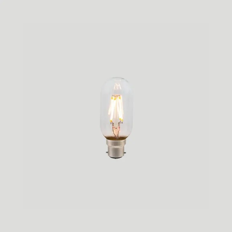 Dimmable B22 LED Short Filament | T45 | 3W | 2200K