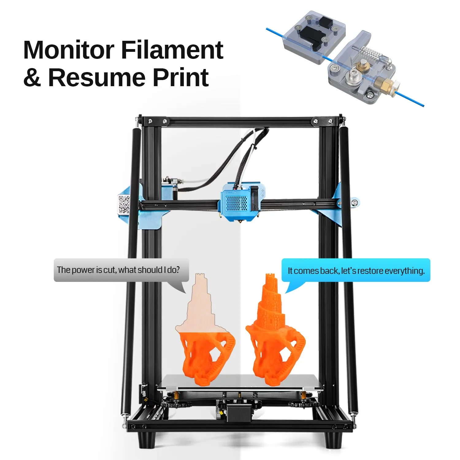 [Discontinued] [Open Box] Creality3D CR-10 V2 3D Printer