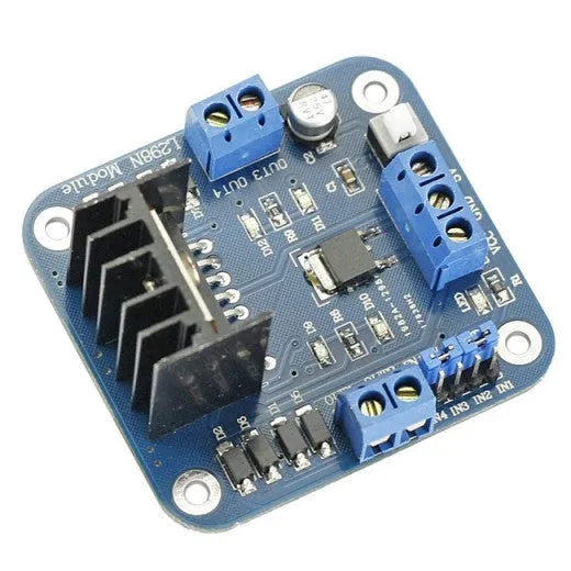 [Discontinued] SainSmart L298N Dual H Bridge Stepper Motor Driver Controller Board Module for Arduino
