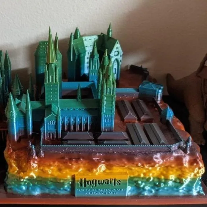 ERYONE Mini Rainbow PLA 3D Printer Filament: More Frequent Changes Than Regular Rainbow Filaments