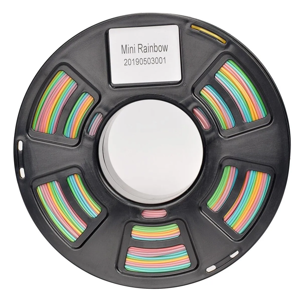 ERYONE Mini Rainbow PLA 3D Printer Filament: More Frequent Changes Than Regular Rainbow Filaments