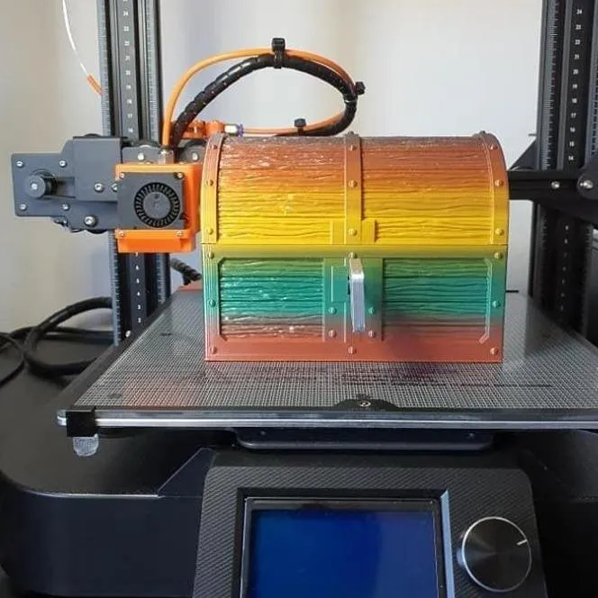 ERYONE Mini Rainbow PLA 3D Printer Filament: More Frequent Changes Than Regular Rainbow Filaments