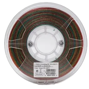 eSUN PLA 3D Printer Filament 1.75mm 1kg (Twinkling Rainbow)