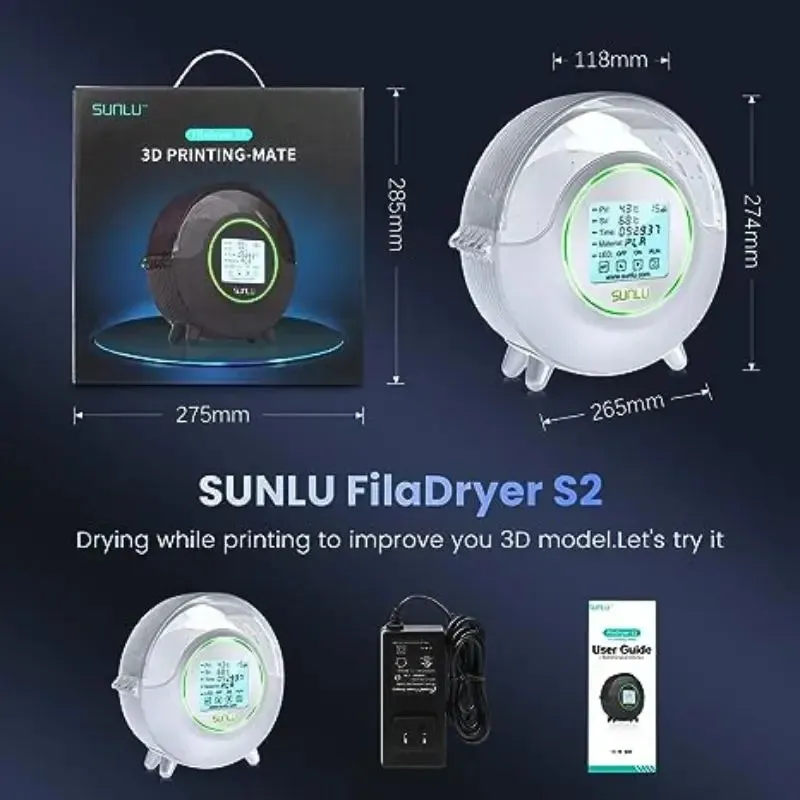 Fila Dryer S2: Keep Your Filament Dry and Ready to Print