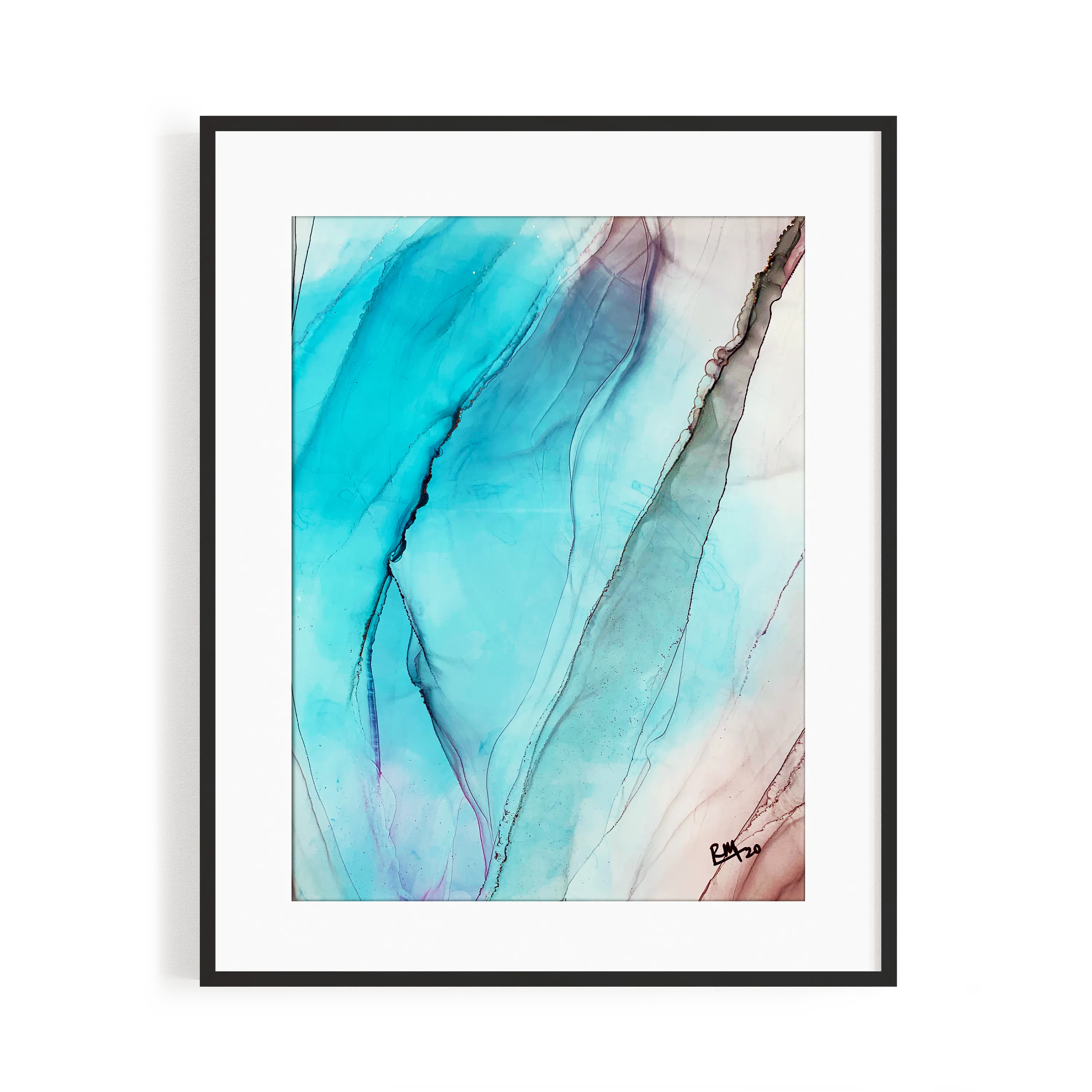 Flow Framed Painting