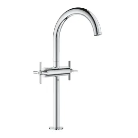 Grohe Spa Atrio 1-Hole Tall Basin Mixer with Cross Handles in Chrome - 21044003