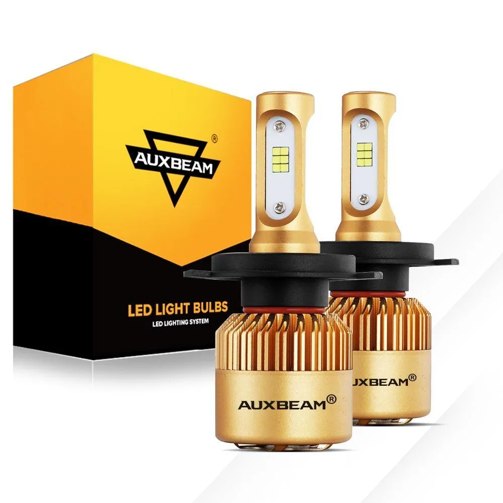 H4/9003 LED Headlight Bulbs 72W 10000LM S3 Series Fan Cooling 6500K Cool White | 2 Bulbs