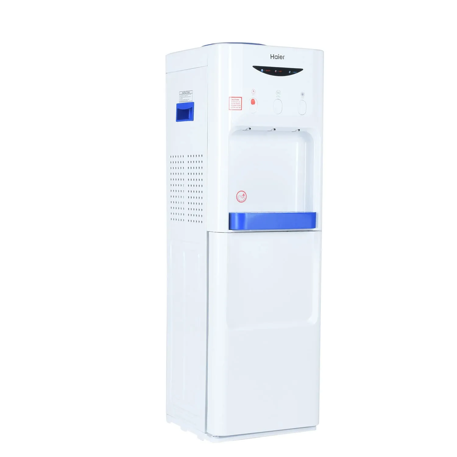 Haier Hot, Cold, & Normal Water Dispenser, Floor Standing Water Dispenser (White)(HWD-3WFS)