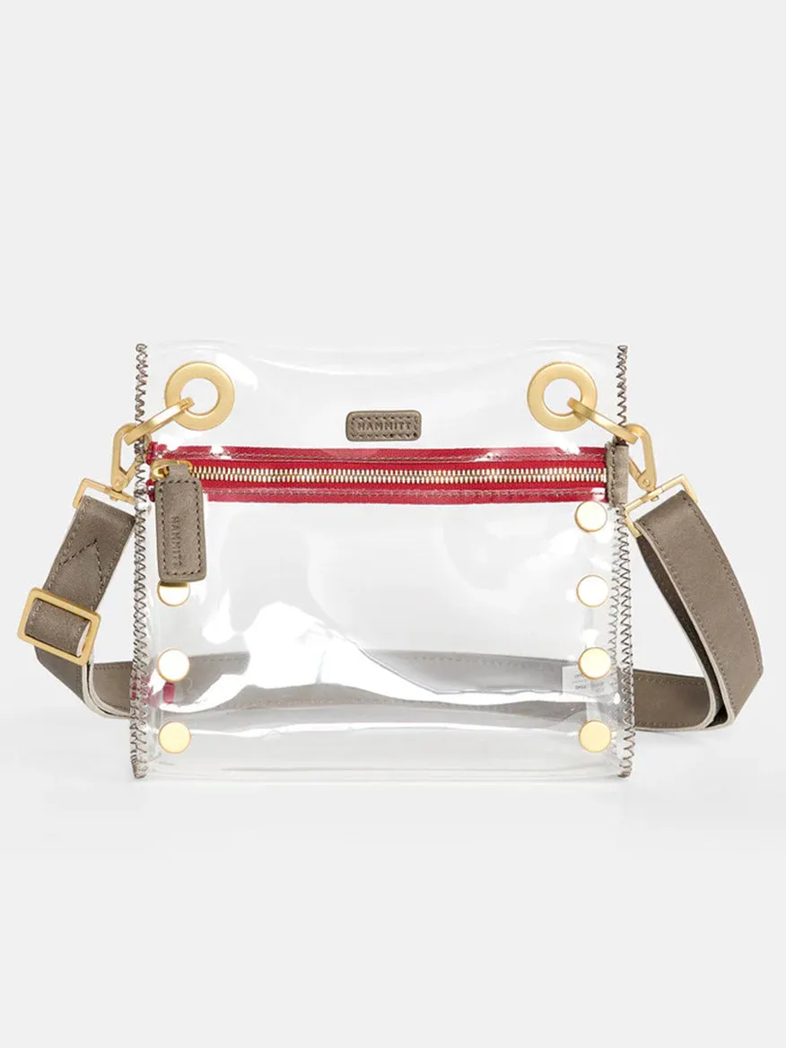 Hammitt Los Angeles Tony Small Crossbody Bag in Clear Pewter