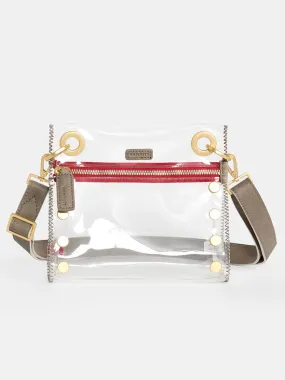 Hammitt Los Angeles Tony Small Crossbody Bag in Clear Pewter