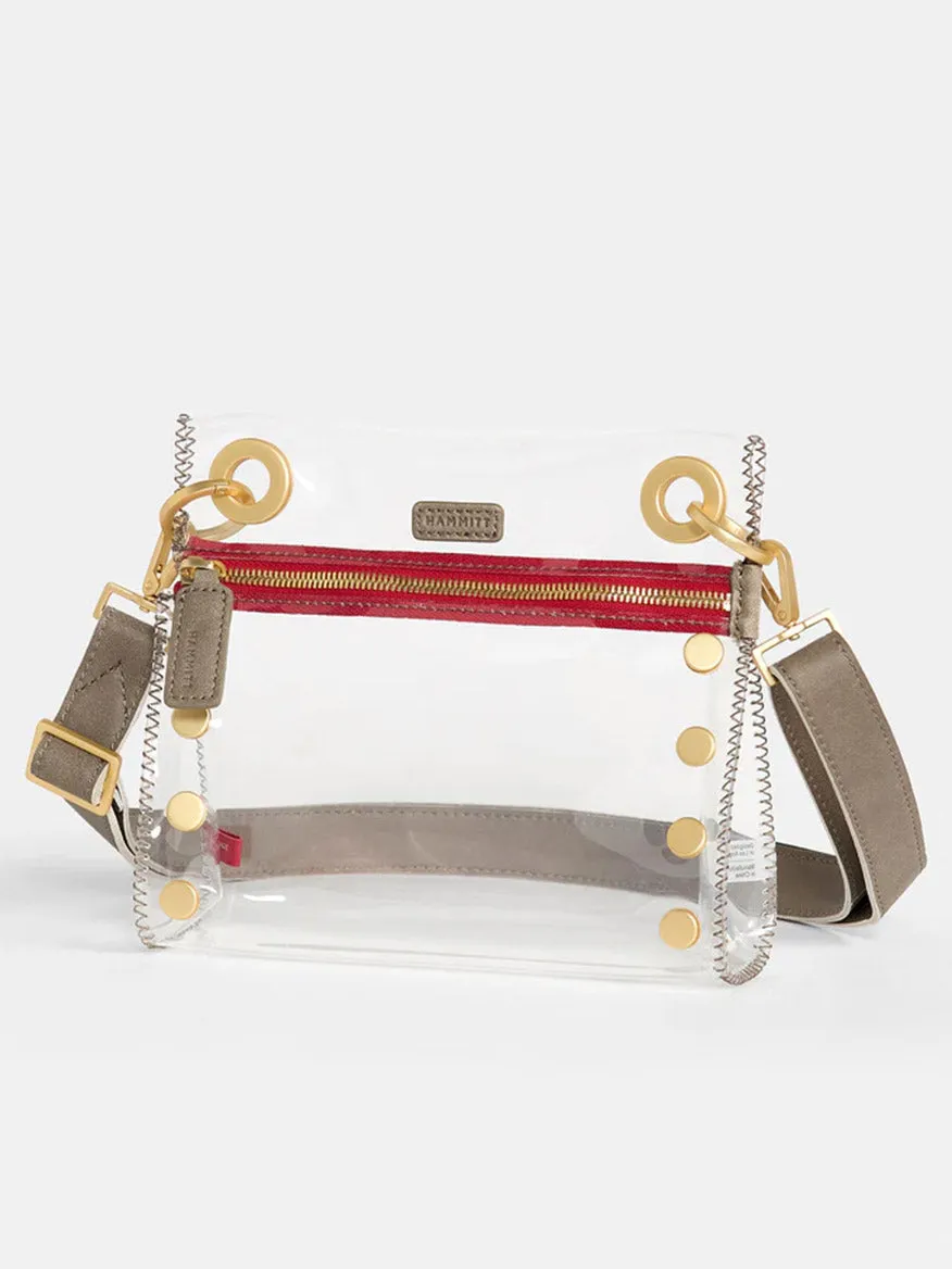 Hammitt Los Angeles Tony Small Crossbody Bag in Clear Pewter