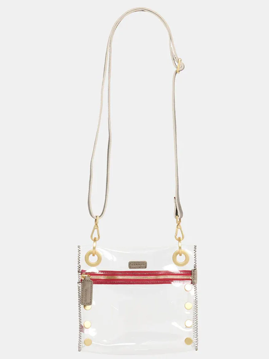 Hammitt Los Angeles Tony Small Crossbody Bag in Clear Pewter