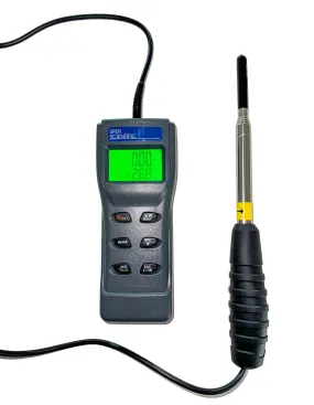 Hot Wire Anemometer with Telescopic Probe