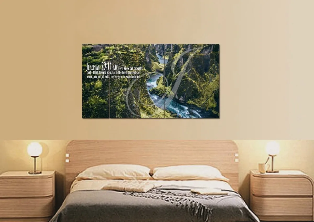 Jeremiah 2911 Kjv #14 Bible Verse Canvas Wall Art - Christian Canvas Wall Art