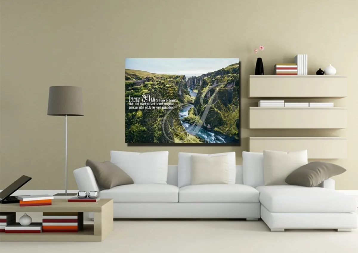 Jeremiah 2911 Kjv #14 Bible Verse Canvas Wall Art - Christian Canvas Wall Art