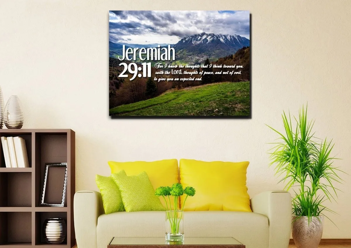 Jeremiah 2911 Kjv #5 Bible Verse Canvas Wall Art - Christian Canvas Wall Art