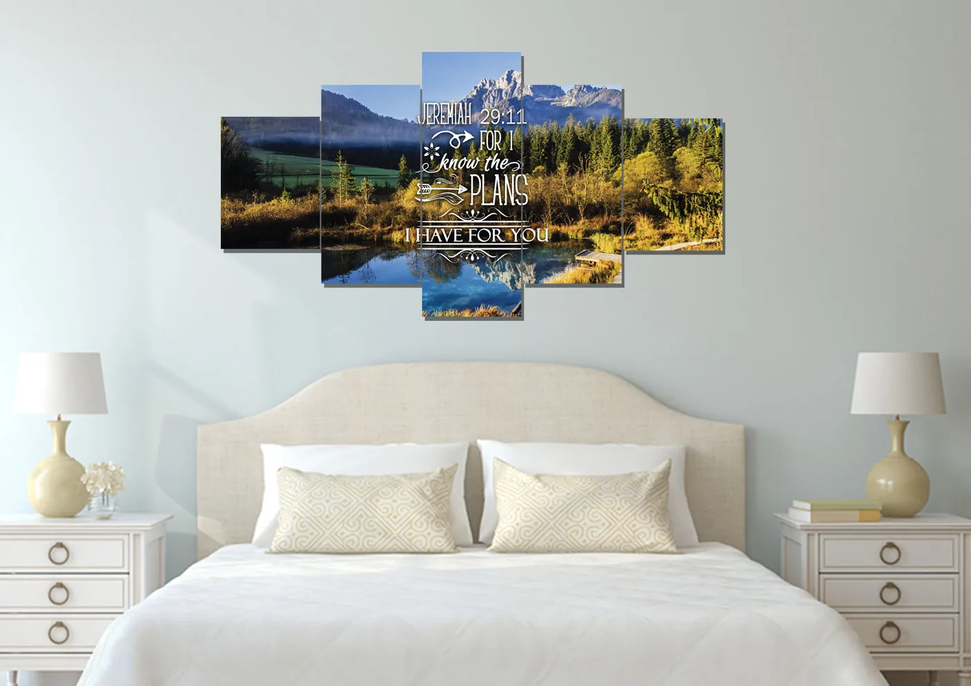 Jeremiah 2911 Niv #8 Bible Verse Canvas Wall Art - Christian Canvas Wall Art
