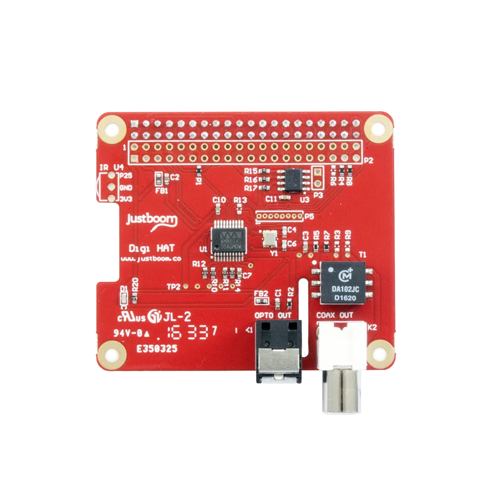 JustBoom Digi HAT for Raspberry Pi