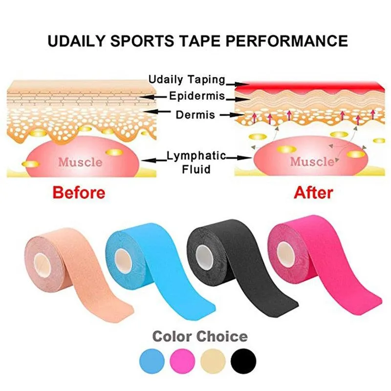 Kinesiology Tape Athletic Recovery Self Adherent Wrap Taping