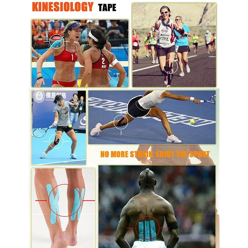 Kinesiology Tape Athletic Recovery Self Adherent Wrap Taping
