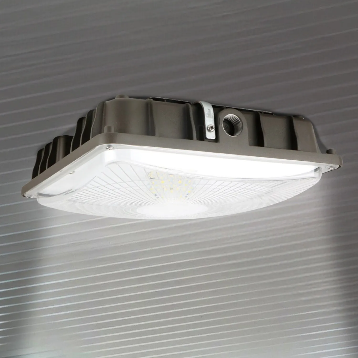 LED Canopy Light, 27W, Dimmable, 3800 Lumens