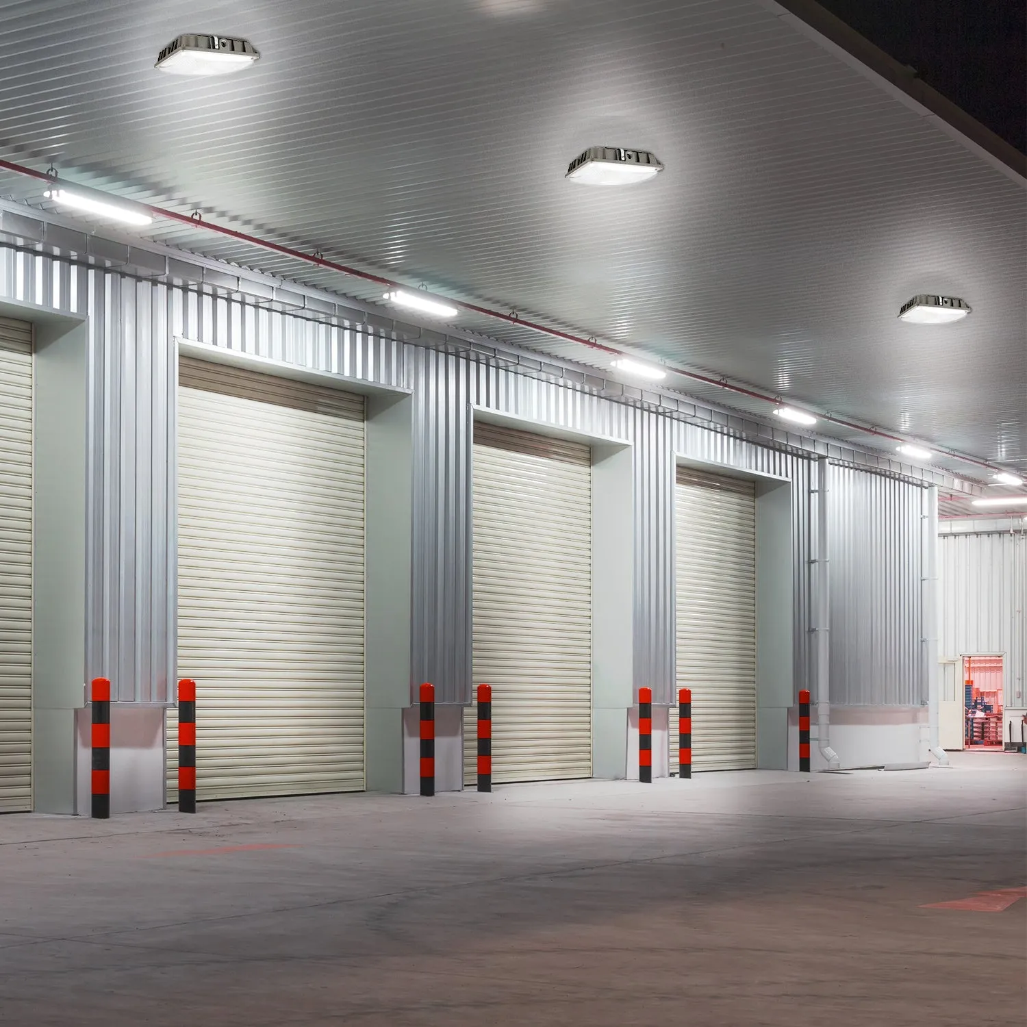 LED Canopy Light, 27W, Dimmable, 3800 Lumens